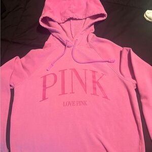 PINK Victoria's Secret Fleece Hoodie in Vibrant Pink